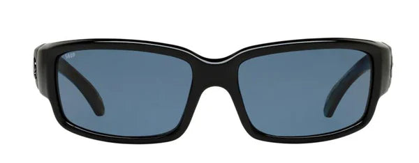 Costa Del Mar Caballito Shiny Black / Grey Poly Polarized Lens