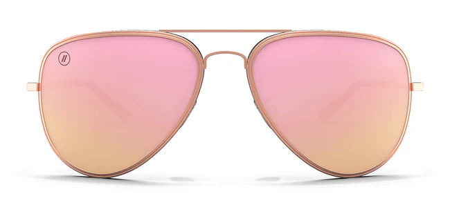 Blenders Eyewear A Series Ashley Kidd Rose Mirrored Polarized Lens