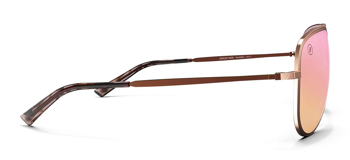 Blenders Eyewear A Series Ashley Kidd Rose Mirrored Polarized Lens