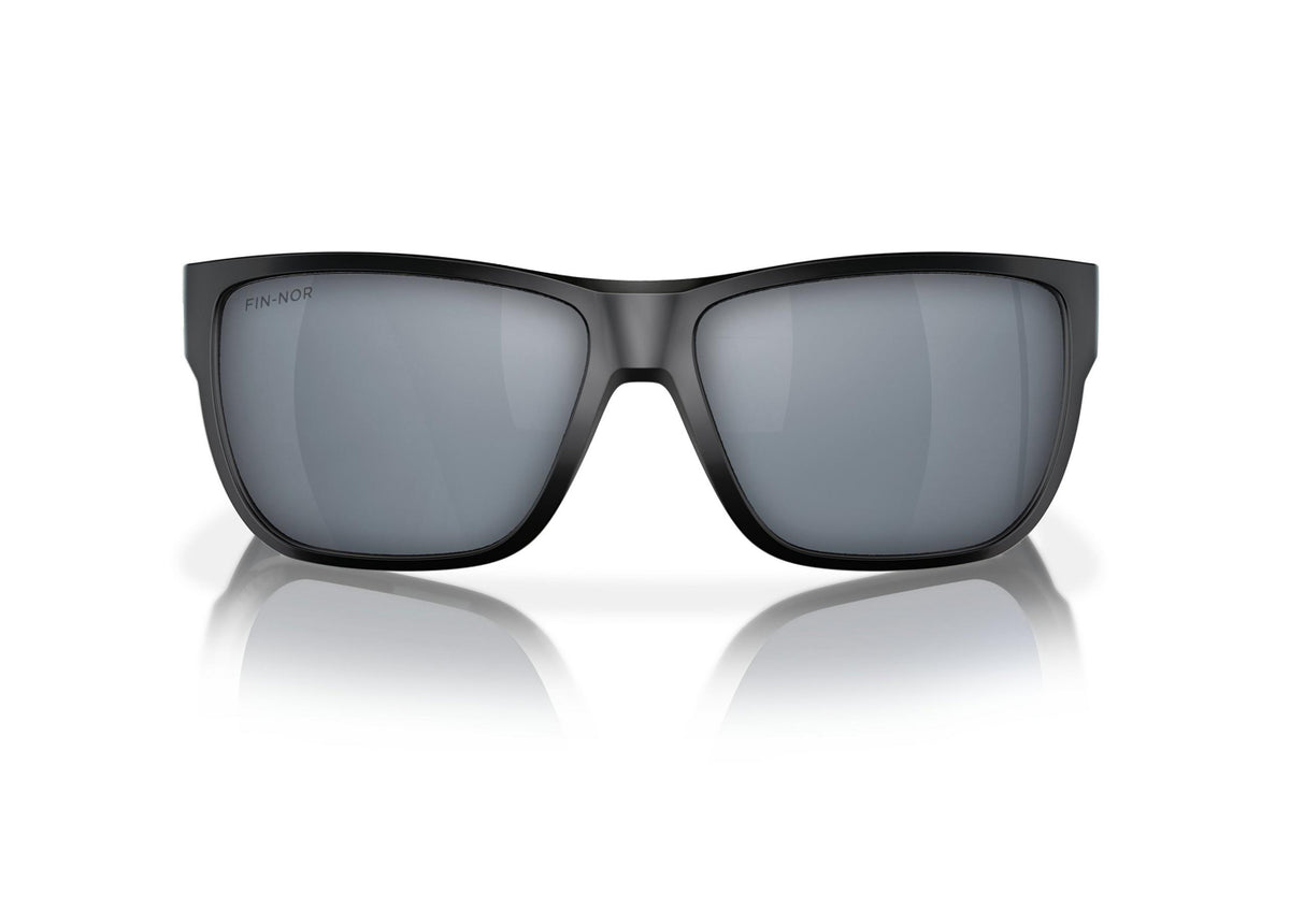 Fin-Nor 12/0 Matte Black with Grey Poly Lens