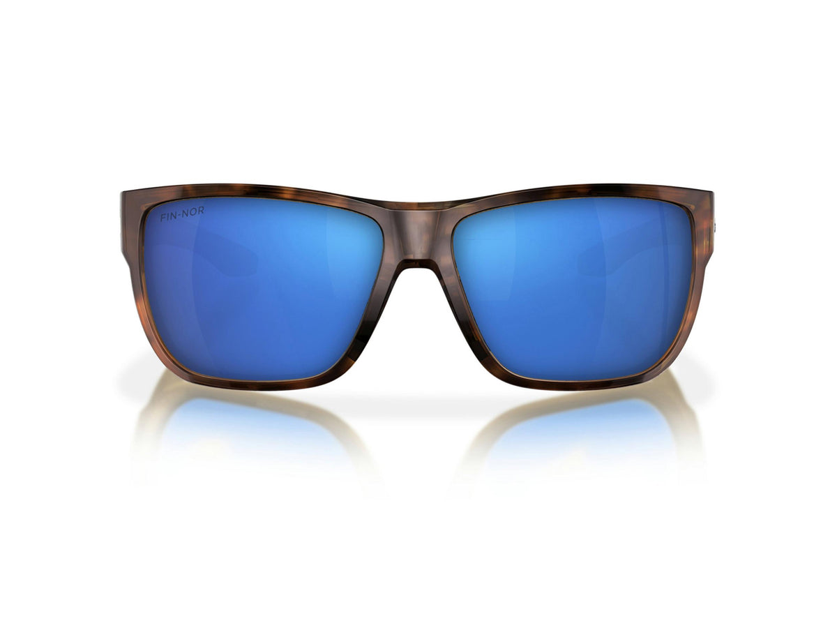 Fin-Nor 12/0 Matte Tea Tortoise Blue Mirror Glass Lens