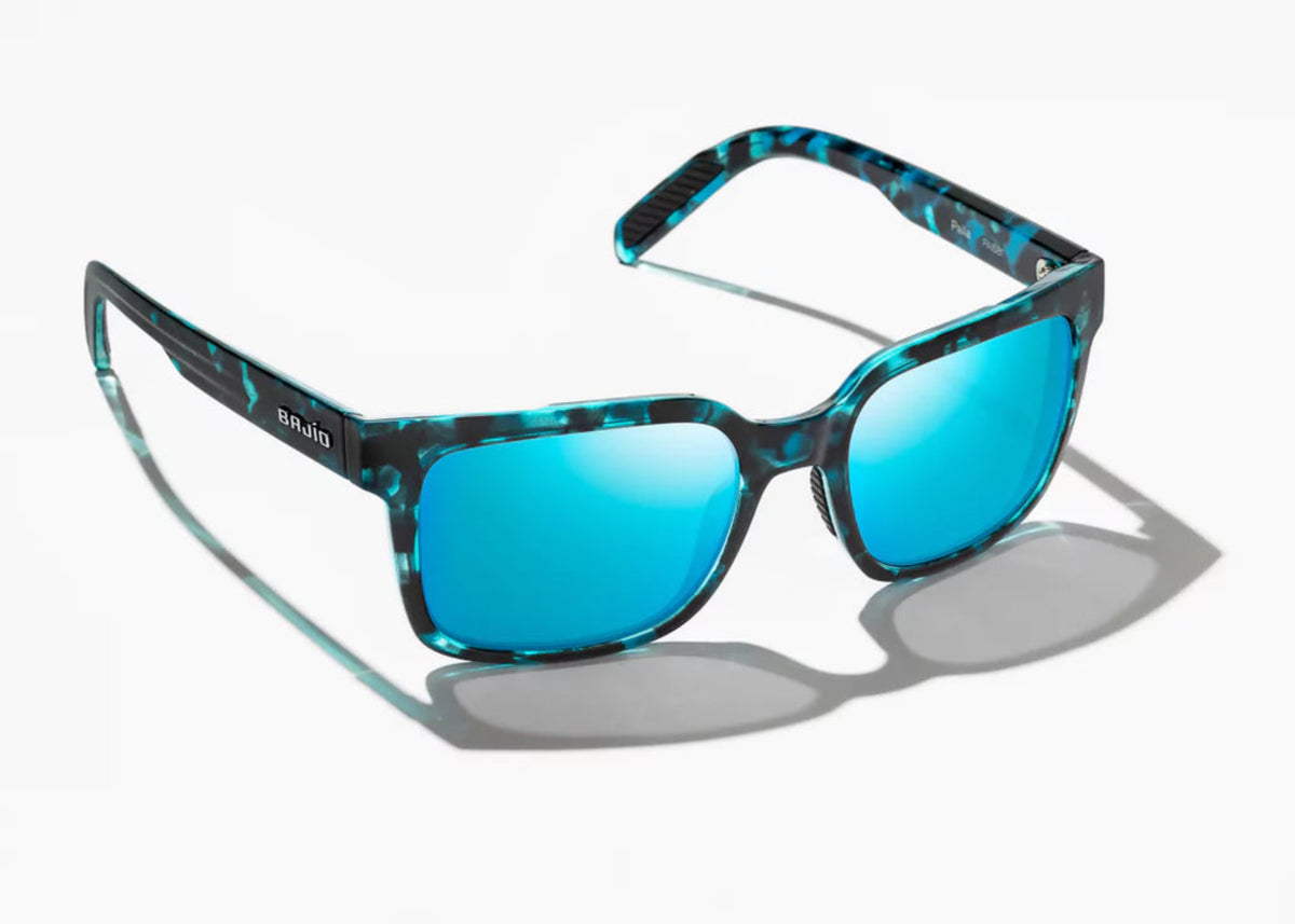 Bajio Sunglasses Paila Blue Tortoise Gloss Blue Polycarbonate Lens