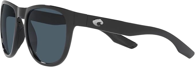 Costa Del Mar Irie Shiny Black / Grey Polarized Poly Lens