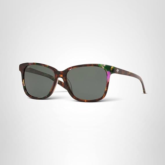 Costa Del Mar May Shiny Abalone / Grey Polarized Glass Lens