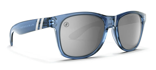 Blenders Sunglasses M Class X2 Deep Blue / Silver Mirror Polarized Lens