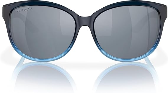 Fin-Nor Tillies Bank Deep Shallow Blue Silver Mirror Polarized Poly Lens