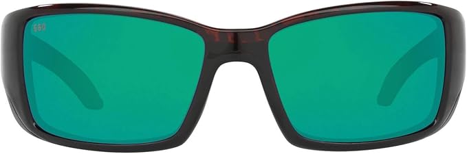 Costa Del Mar Blackfin Tortoise / Green Mirror Polarized Poly Lens
