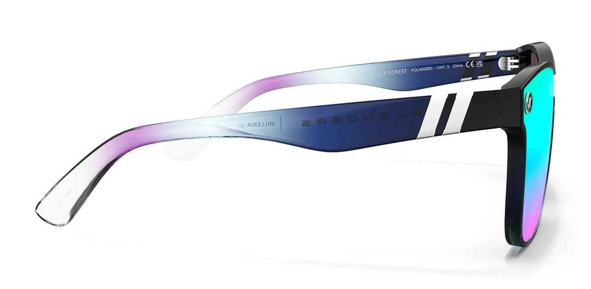 Blenders Sunglasses Millenia X2 Black Forest Polarized Lens