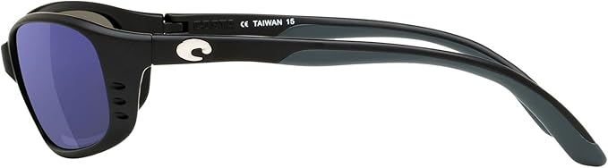 Costa Del Mar Brine Matte Black / Blue Poly Polarized Lens