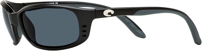 Costa Del Mar Brine Matte Black / Grey Poly Polarized Lens