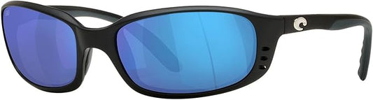 Costa Del Mar Brine Matte Black / Blue Poly Polarized Lens