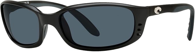Costa Del Mar Brine Matte Black / Grey Poly Polarized Lens