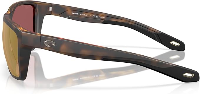 Costa Del Mar Broadbill II Matte Tortoise / Gold Mirror Polarized Glass Lens