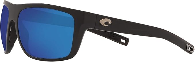 Costa Del Mar Broadbill Matte Black / Blue Mirror Polarzed Glass Lens