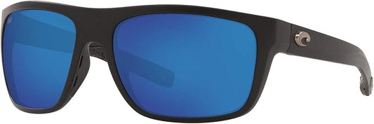 Costa Del Mar Broadbill Matte Black / Blue Mirror Polarzed Glass Lens
