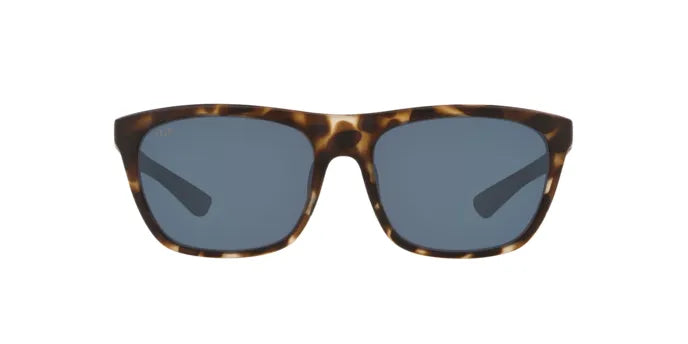 Costa Del Mar Cheeca Matte Shallow Tortoise / Grey Polarized Poly Lens