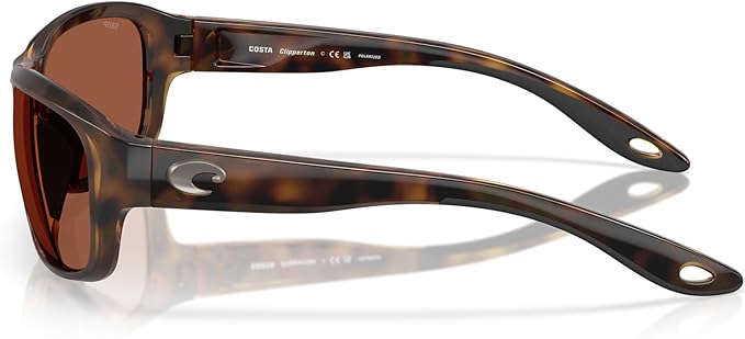 Costa Del Mar Clipperton Tortoise / Copper Polarized Poly Lens