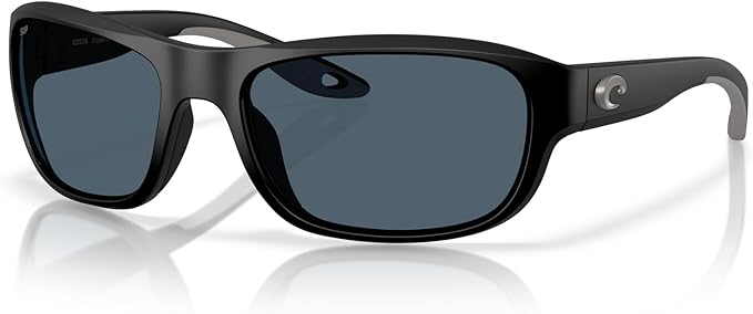 Costa Del Mar Clipperton Matte Black / Grey Polarized Poly Lens