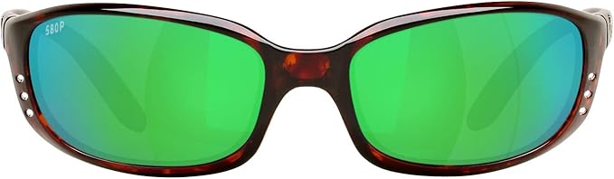 Costa Del Mar Fathom Tortoise / Green Mirror Polarized Poly Lens