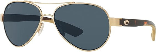 Costa Del Mar Fernandina Gold / Grey Polarized Poly Lens