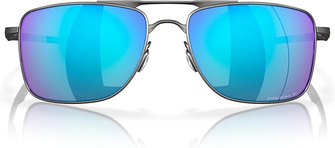 Oakley Sunglasses Gauge 8 OO4124-0662 Matte Gunmetal Prizm Sapphire Polarized Lens