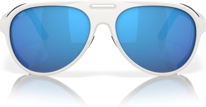 Costa Del Mar Grand Catalina Hull White / Blue Mirror Glass Polarized Lens