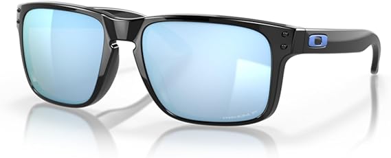 Oakley Sunglasses Holbrook OO9102-C1 Polished Black Prizm Deep Water Polarized Lens