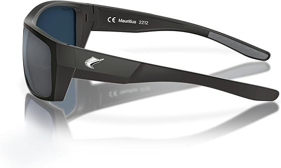 Fin-Nor Sunglasses Pinder Soft Matte Black Grey Poly Polarized Lens