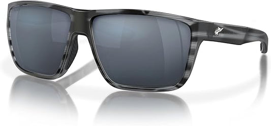 Fin-Nor Sunglasses Popper Matte Smoke Stripe Grey Poly Polarized Lens