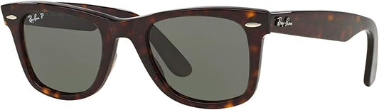Ray-Ban Sunglasses Wayfarer Original RB2140 902/58 Tortoise Green Polarized Lens 50mm