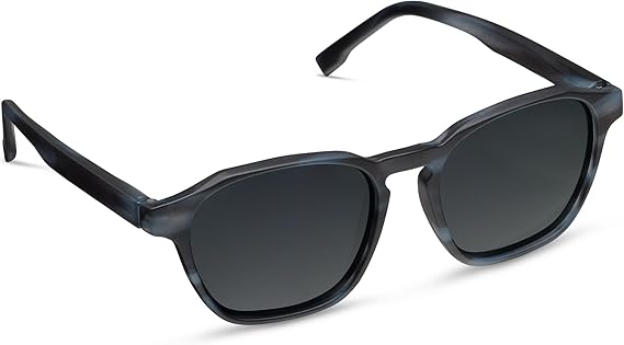 Peepers Eyewear Sebastian Charcoal Horn Polarized Sunglasses