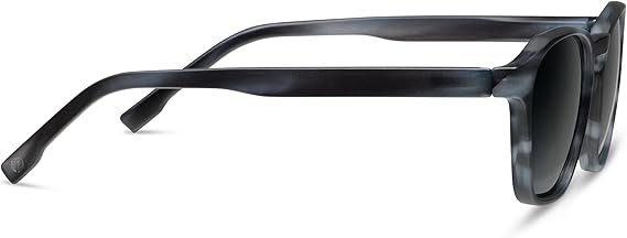 Peepers Eyewear Sebastian Charcoal Horn Polarized Sunglasses