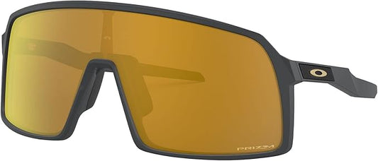 Oakley Sunglasses Sutro OO9406-0537 Matte Carbon Prizm 24k Gold Lens