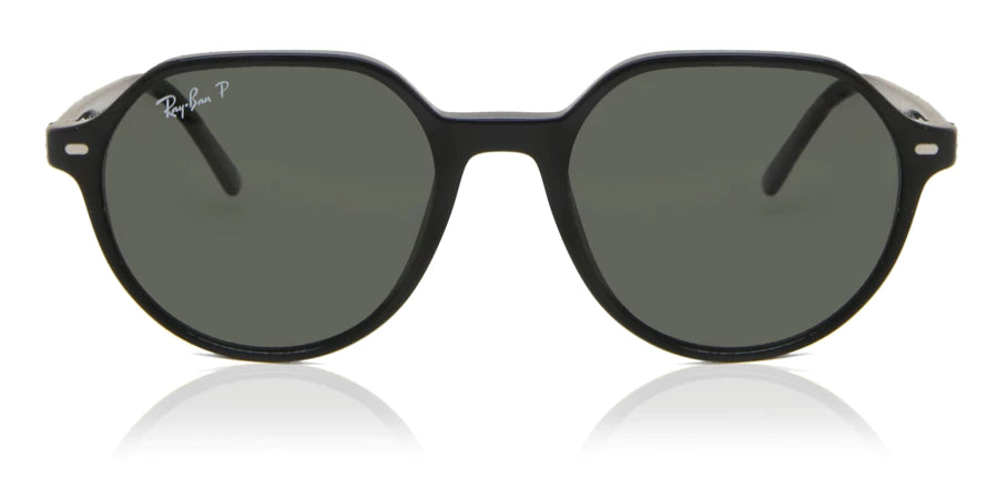 Ray-Ban Thalia RB2195 901/58 Polished Black G-15 Green Polarized Lens