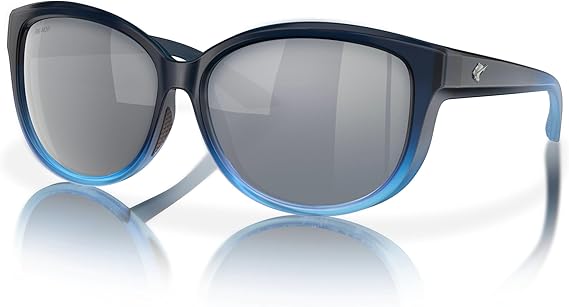 Fin-Nor Tillies Bank Deep Shallow Blue Silver Mirror Polarized Poly Lens