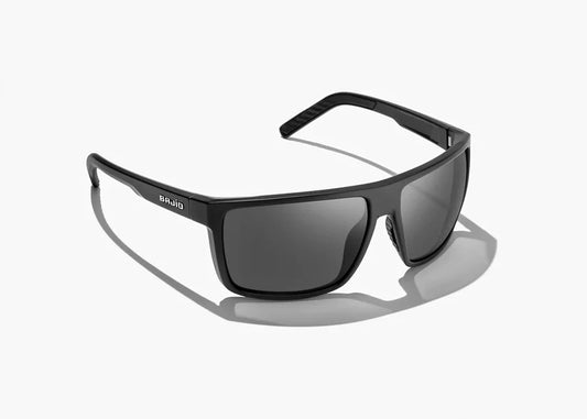 Bajio Sunglasses Toads Matte Black Grey Polarized Poly Lens